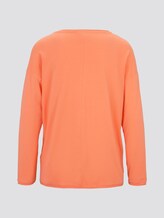 Langarmshirt mit Brusttasche - Frauen - Fusion Coral Langarmshirt mit Brusttasche - Frauen - Fusion Coral - 8 - TOM TAILOR