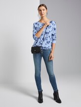 Blusenshirt mit Print - Frauen - blue navy floral design Blusenshirt mit Print - Frauen - blue navy floral design - 3 - TOM TAILOR