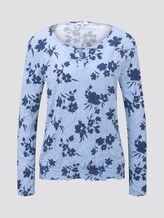 Blusenshirt mit Print - Frauen - blue navy floral design Blusenshirt mit Print - Frauen - blue navy floral design - 7 - TOM TAILOR