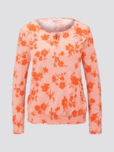 Blusenshirt mit Print - Frauen - orange coral floral design Blusenshirt mit Print - Frauen - orange coral floral design - 7 - TOM TAILOR