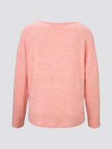 Langarmshirt mit Print - Frauen - fruity melon melange Langarmshirt mit Print - Frauen - fruity melon melange - 8 - TOM TAILOR