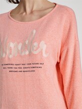 Langarmshirt mit Print - Frauen - fruity melon melange Langarmshirt mit Print - Frauen - fruity melon melange - 9 - TOM TAILOR