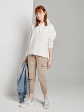 Oversized Hoodie - Frauen - Whisper White Oversized Hoodie - Frauen - Whisper White - 3 - TOM TAILOR