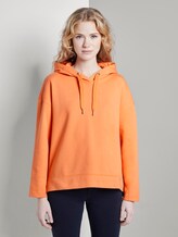 Oversized Hoodie - Frauen - fruity melon orange Oversized Hoodie - Frauen - fruity melon orange - 1 - TOM TAILOR