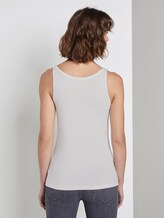 Top mit Spitzenborte - Frauen - Whisper White Top mit Spitzenborte - Frauen - Whisper White - 2 - TOM TAILOR