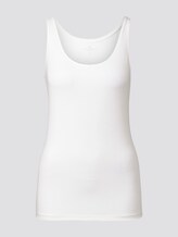 Top mit Spitzenborte - Frauen - Whisper White Top mit Spitzenborte - Frauen - Whisper White - 7 - TOM TAILOR