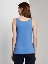 Top mit Spitzenborte - Frauen - sea blue Top mit Spitzenborte - Frauen - sea blue - 2 - TOM TAILOR