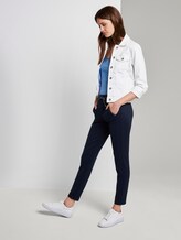 Top mit Spitzenborte - Frauen - sea blue Top mit Spitzenborte - Frauen - sea blue - 3 - TOM TAILOR