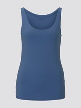 Top mit Spitzenborte - Frauen - sea blue Top mit Spitzenborte - Frauen - sea blue - 7 - TOM TAILOR