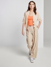 Top mit Spitzenborte - Frauen - fruity melon orange Top mit Spitzenborte - Frauen - fruity melon orange - 3 - TOM TAILOR
