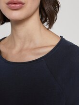 Schlichtes Jersey Langarmshirt - Frauen - Sky Captain Blue Schlichtes Jersey Langarmshirt - Frauen - Sky Captain Blue - 9 - TOM TAILOR