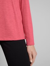 Schlichtes Jersey Langarmshirt - Frauen - charming pink Schlichtes Jersey Langarmshirt - Frauen - charming pink - 10 - TOM TAILOR