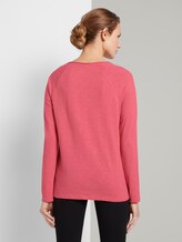 Schlichtes Jersey Langarmshirt - Frauen - charming pink Schlichtes Jersey Langarmshirt - Frauen - charming pink - 2 - TOM TAILOR