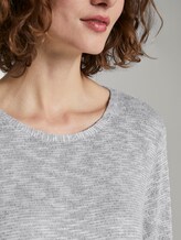 T-shirt mit Knotendetail - Frauen - Silver Grey Melange T-shirt mit Knotendetail - Frauen - Silver Grey Melange - 9 - TOM TAILOR