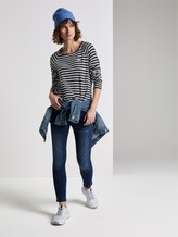 Gestreept shirt met lange mouwen uit jersey - Vrouwen - navy stripe Gestreept shirt met lange mouwen uit jersey - Vrouwen - navy stripe - 3 - TOM TAILOR