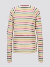 Gestreiftes Jersey Langarmshirt - Frauen - offwhite multicolor stripe Gestreiftes Jersey Langarmshirt - Frauen - offwhite multicolor stripe - 8 - TOM TAILOR