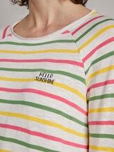 Gestreiftes Jersey Langarmshirt - Frauen - offwhite multicolor stripe Gestreiftes Jersey Langarmshirt - Frauen - offwhite multicolor stripe - 9 - TOM TAILOR