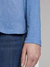 Blusenshirt mit Zierknopfleiste - Frauen - sea blue Blusenshirt mit Zierknopfleiste - Frauen - sea blue - 10 - TOM TAILOR