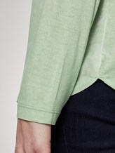 Blouse top with a decorative button tab - Women - sundried turf green Blouse top with a decorative button tab - Women - sundried turf green - 10 - TOM TAILOR