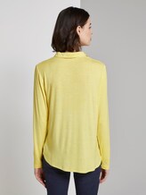 Blusenshirt mit Zierknopfleiste - Frauen - jasmine yellow Blusenshirt mit Zierknopfleiste - Frauen - jasmine yellow - 2 - TOM TAILOR