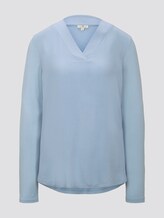 Blusenshirt mit V-Ausschnitt - Frauen - Kentucky Blue Blusenshirt mit V-Ausschnitt - Frauen - Kentucky Blue - 7 - TOM TAILOR