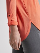 Blouse shirt met V-hals - Vrouwen - Fusion Coral Blouse shirt met V-hals - Vrouwen - Fusion Coral - 9 - TOM TAILOR