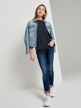 T-Shirt mit U-Boot-Ausschnitt - Frauen - Sky Captain Blue T-Shirt mit U-Boot-Ausschnitt - Frauen - Sky Captain Blue - 3 - TOM TAILOR