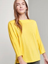 T-Shirt mit U-Boot-Ausschnitt - Frauen - jasmine yellow T-Shirt mit U-Boot-Ausschnitt - Frauen - jasmine yellow - 5 - TOM TAILOR
