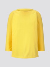 T-Shirt mit U-Boot-Ausschnitt - Frauen - jasmine yellow T-Shirt mit U-Boot-Ausschnitt - Frauen - jasmine yellow - 7 - TOM TAILOR