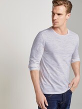 schlichtes Langarmshirt - Männer - offwhite multi inject schlichtes Langarmshirt - Männer - offwhite multi inject - 5 - TOM TAILOR