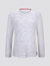 schlichtes Langarmshirt - Männer - offwhite multi inject schlichtes Langarmshirt - Männer - offwhite multi inject - 7 - TOM TAILOR