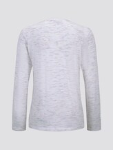 schlichtes Langarmshirt - Männer - offwhite multi inject schlichtes Langarmshirt - Männer - offwhite multi inject - 8 - TOM TAILOR