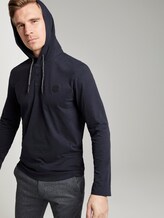 Langarmshirt mit Kapuze - Männer - Knitted Navy Langarmshirt mit Kapuze - Männer - Knitted Navy - 5 - TOM TAILOR