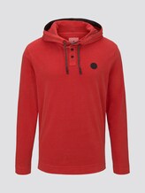 Langarmshirt mit Kapuze - Männer - brilliant red Langarmshirt mit Kapuze - Männer - brilliant red - 7 - TOM TAILOR