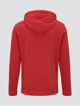 Langarmshirt mit Kapuze - Männer - brilliant red Langarmshirt mit Kapuze - Männer - brilliant red - 8 - TOM TAILOR