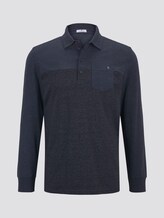 Poloshirt - Männer - navy grindle stripe Poloshirt - Männer - navy grindle stripe - 7 - TOM TAILOR