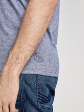 Henley T-Shirt - Mannen - estate blue yarndye stripe Henley T-Shirt - Mannen - estate blue yarndye stripe - 10 - TOM TAILOR