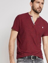Gestreiftes Henley-T-Shirt - Männer - red navy stripe Gestreiftes Henley-T-Shirt - Männer - red navy stripe - 5 - TOM TAILOR