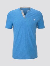 Gestreiftes Henley-T-Shirt - Männer - blue fine stripe Gestreiftes Henley-T-Shirt - Männer - blue fine stripe - 7 - TOM TAILOR