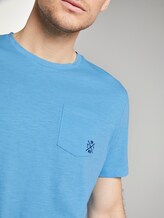 Meliertes T-Shirt mit Bio-Baumwolle - Männer - soft cloud blue Meliertes T-Shirt mit Bio-Baumwolle - Männer - soft cloud blue - 9 - TOM TAILOR