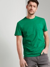 Meliertes T-Shirt mit Bio-Baumwolle - Männer - jolly green Meliertes T-Shirt mit Bio-Baumwolle - Männer - jolly green - 5 - TOM TAILOR