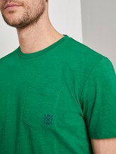 Meliertes T-Shirt mit Bio-Baumwolle - Männer - jolly green Meliertes T-Shirt mit Bio-Baumwolle - Männer - jolly green - 9 - TOM TAILOR