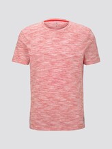 Basic Two-Tone T-Shirt - Männer - red offwhite streaky inject Basic Two-Tone T-Shirt - Männer - red offwhite streaky inject - 7 - TOM TAILOR