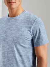 Basic T-Shirt - Mannen - blue streaky inject Basic T-Shirt - Mannen - blue streaky inject - 9 - TOM TAILOR