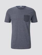 Gestreiftes T-Shirt mit Brusttasche - Männer - navy mocktwist stripe Gestreiftes T-Shirt mit Brusttasche - Männer - navy mocktwist stripe - 7 - TOM TAILOR