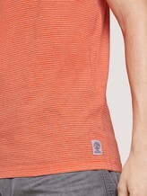 Gestreiftes T-Shirt mit Brusttasche - Männer - orange mocktwist stripe Gestreiftes T-Shirt mit Brusttasche - Männer - orange mocktwist stripe - 10 - TOM TAILOR