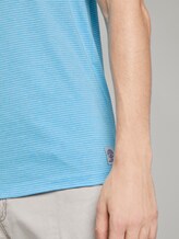 Gestreiftes T-Shirt mit Brusttasche - Männer - teal mocktwist stripe Gestreiftes T-Shirt mit Brusttasche - Männer - teal mocktwist stripe - 10 - TOM TAILOR