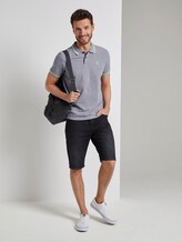 Poloshirt in Two-Tone Optik - Männer - white smoked grey pique Poloshirt in Two-Tone Optik - Männer - white smoked grey pique - 3 - TOM TAILOR