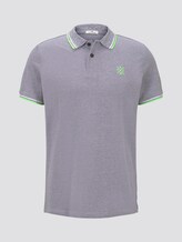Poloshirt in Two-Tone Optik - Männer - white smoked grey pique Poloshirt in Two-Tone Optik - Männer - white smoked grey pique - 7 - TOM TAILOR
