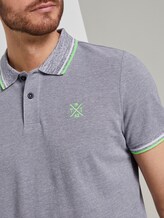 Poloshirt in Two-Tone Optik - Männer - white smoked grey pique Poloshirt in Two-Tone Optik - Männer - white smoked grey pique - 9 - TOM TAILOR